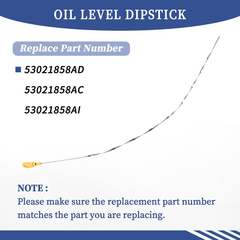 Getfarway Engine Oil Level Dipstick 53021858AD Compatible with Jeep Grand
