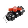sourcing map Ball Valve, 1-1/2" Slip PE Socket End True