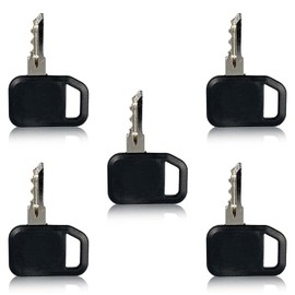 SICAILU 5PCS Ignition Key Replacement Key Suitable for John Deere, Suitable for Lawn Mowers, Tractors, Bulldozers, Harvesters, Excavators