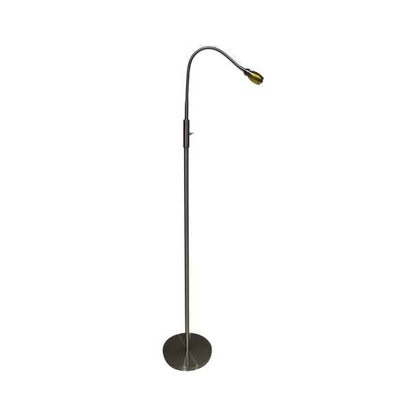 daylight24 402071-39 FOCUS Adjustable Beam LED Floor Lamp, Aluminum, Gold