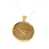 Solid Pendant 1939 Lucky Farthing 86th Birthday plus a Sterling