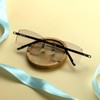 YEIN Fashion Rimless Reading Glasses Blue Light Blocking Spectacle Readers