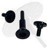Mounting Mandrel for Cut-Off Wheels W/3/8 Arbor Hole, 1/4" Stem,