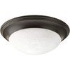 Progress Lighting P3688-20 Med Flush Mount, 1-60-watt