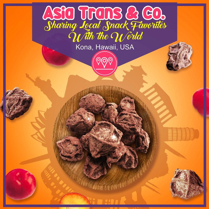 Asia Trans Sweet Seeded Li Hing Mui Crack Seed Plums
