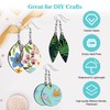 32Pcs Sublimation Earring Blanks, Pletpet 4 Styles Sublimation Printing Earrings
