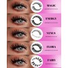 Venus Lash Clusters Kit Short 8-14mm D Curl Natural Cluster