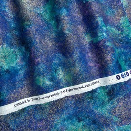 Timeless Treasures FF-573 Shimmer Metallic Quilt Fabric By The Yard, Island