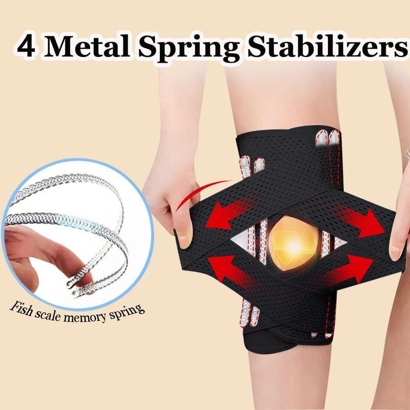 OLLAS 1pc Plus Size Knee Compression WrapBrace (Order A Size