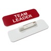 Team Leader 1 x 3" Name Tag, Red (3 Pack)