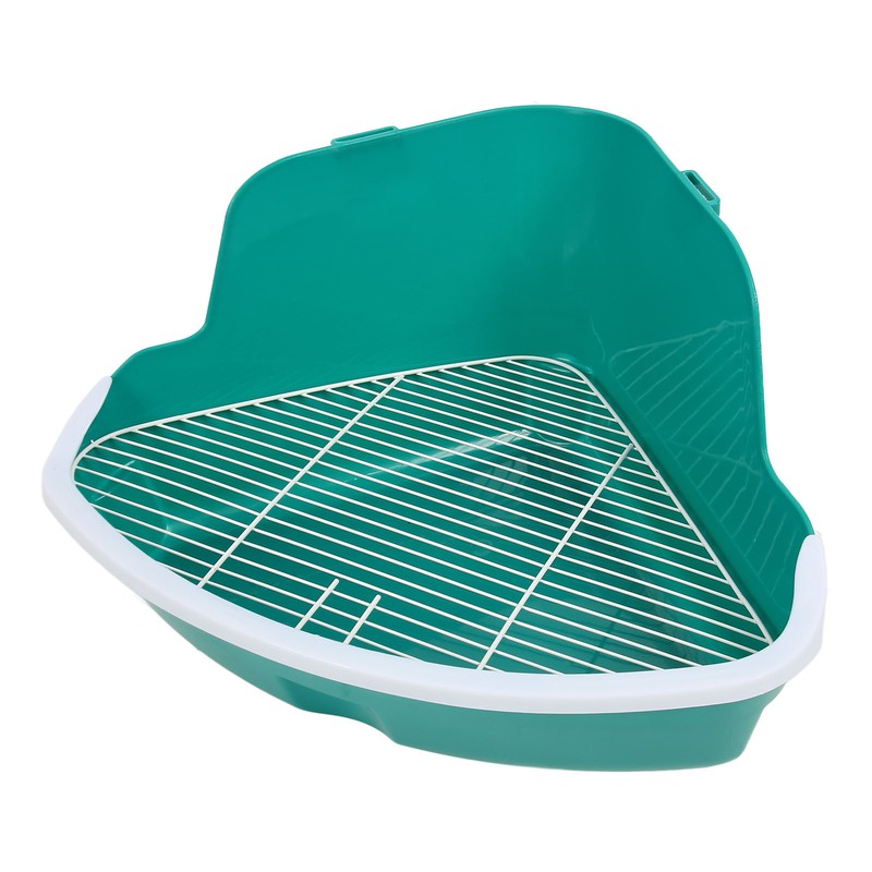 Small Animal Litter Box Fanshaped Rabbit Corner Toilet Box Potty