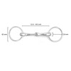 Equine Smile ES0082 ErgoBit Water Snaffle Bit Simple Broken Anatomically