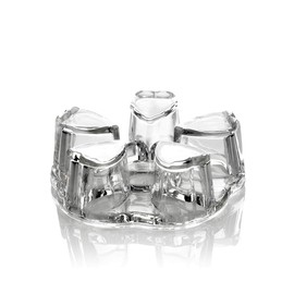 Dahlia Borosilicate Glass Teapot Warmer