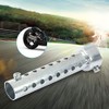 Motorcycle Muffler, Universal Silver Motorcycle Exhaust Can DB Killer Muffler