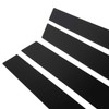 4pcs Window Pillar Post Trim Anti Scratch Glossy Black B