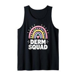 Derm Squad Rainbow Dermatologist Team Dermatology Tank Top