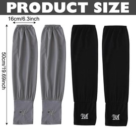 KASESSS 2 Pairs Arm Warmers Sleeves, Breathable Running Arm Sleeves, Gaming Sleeve, Sleeves To Cover Arms Uv Protection, Arm Sleeves Women with Thumb Hole for Running, Cycling, Outdoor Enthusiasts