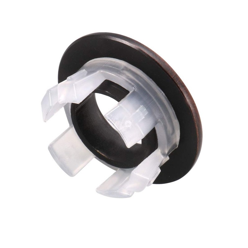 uxcell Sink Basin Trim Overflow Cover Copper Insert in Hole