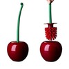 Cherry-Shaped Toilet Brush with Holder for Bathroom Cleaning – Cute