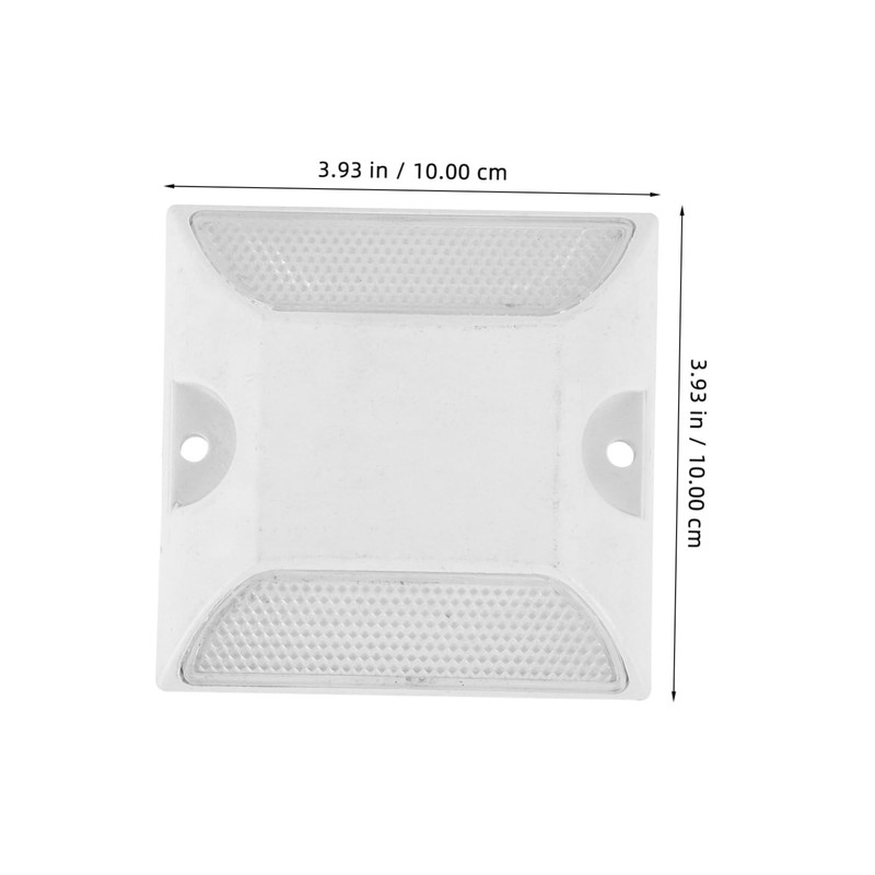 ORFOFE Reflective Aluminum Road Markers Durable Driveway Reflectors for Enhanced