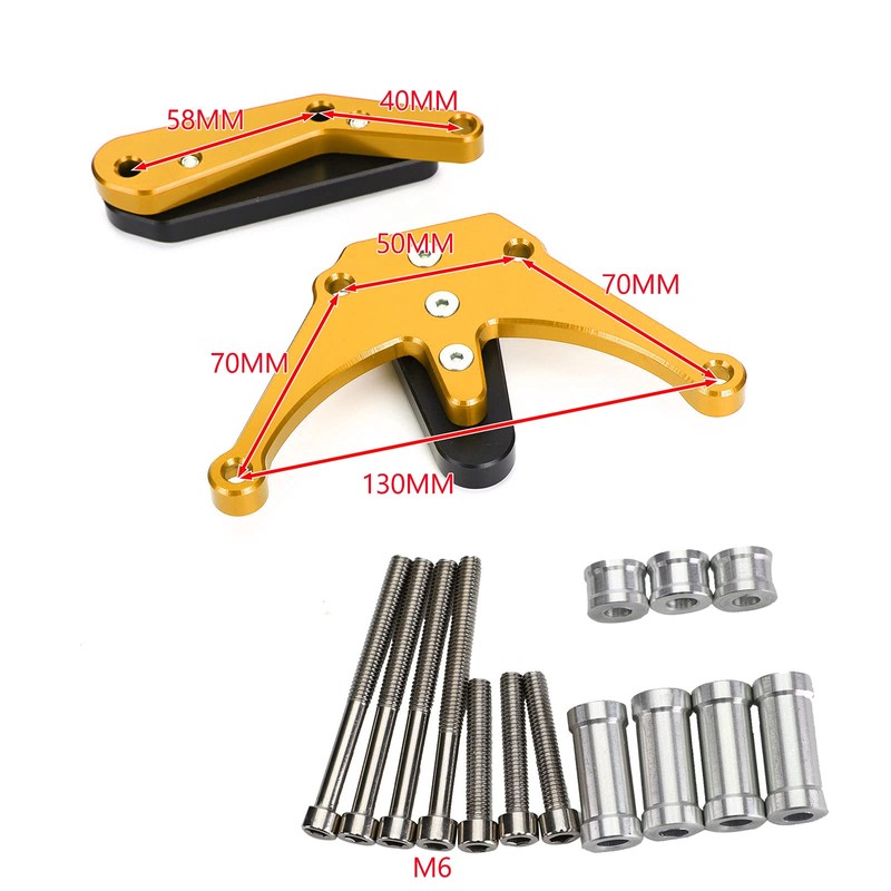 Artudatech Motorcycle Engine Case Stator Cover Guard Slider Fits for