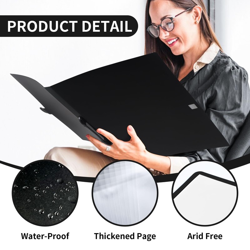 JJRING 16x22 Art Portfolio Folder for Diamond Painting, 40-Pocket Portfolio
