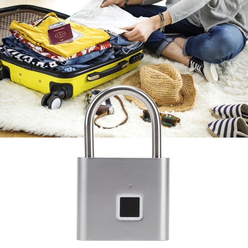 Smart Fingerprint Padlock Waterproof for TuyaSmart Bluetooth Keyless Padlock for