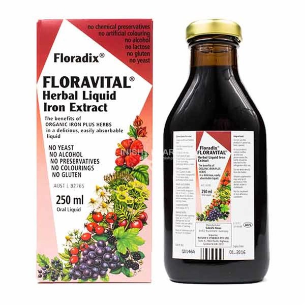 Floradix Floravital Liquid Iron And Vitamin Formula 250ml