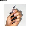 BENEW NAIL Long Coffin Shape Series Black Fire 1ea