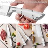 Kitchen Knife Set, Retrosohoo 9-Piece White Sharp Non-Stick Coated Chef