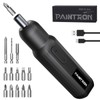 Electric Screwdriver Set,4V Cordless Rechargeable Screwdriver with 250 RPM Powerful