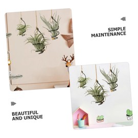 SUPVOX Ir Plant Rack Air Plant Holder Display Plants Wire Hanger Air Shelf Air Plant Hangers for Balcony