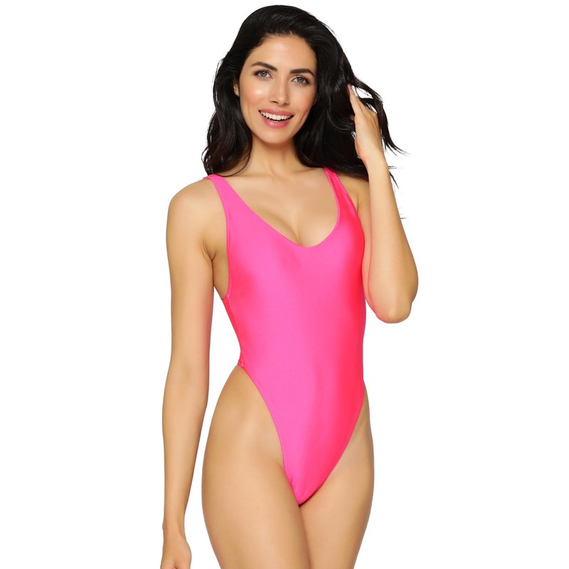 RELLECIGA - Traje de baño de una pieza para mujer,