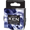 AREON Car Air Freshener Ken Black Crystal (can with Open/Close Vent System). One Piece. Enjoy Your Enviroment.