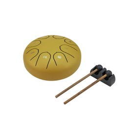 DIMAVERY TD-8 Steel Tongue Drum, gold | Steel Tongue Drum