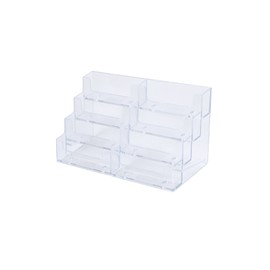 LuceLuce Card Stand, Business Card Stand, Business Card Size, Office Reception, Business Card Holder, Business Card Holder, Business Card, Shop, Card Holder, Case, Office Reception, Acrylic (2 Rows 4 Tiers)