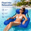 Inflatable Pool Hammock Float for Adults – Adjustable Water Lounge