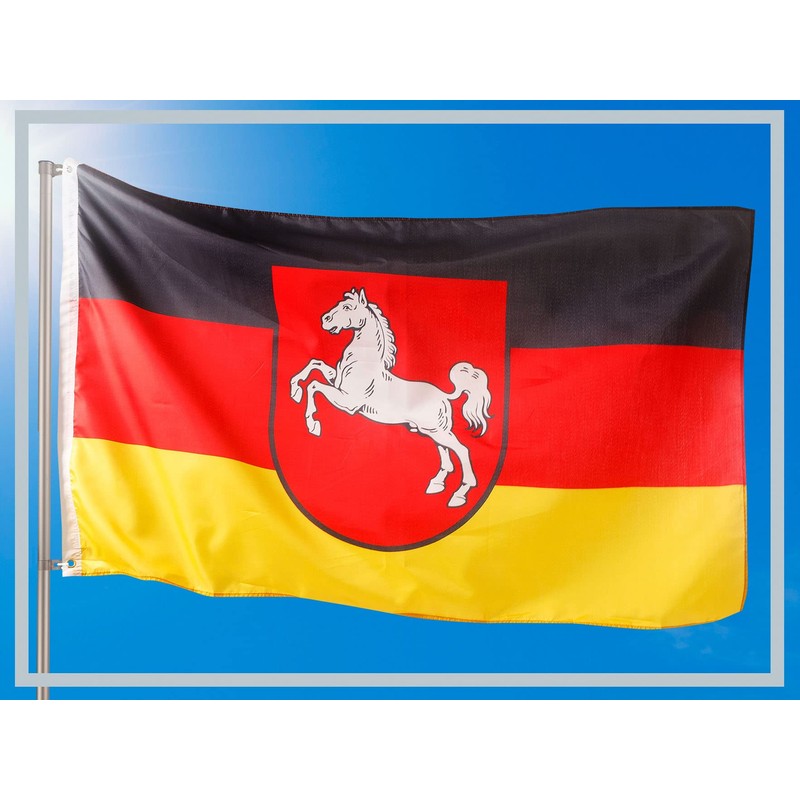 PHENO FLAGS Lower Saxony Flag - Federal State Flag with
