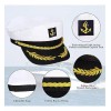 Nemuri Gorra De Marinero Azul Marino Gorra De Capitán Transpirable