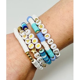 Blue Friendship Bracelets Set