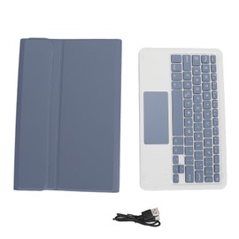 Keyboard Case for Xiaomi for Mi Pad 6 6 Pro 11 Inch 2023 PU Stand Cover with Magnetic Removable Wireless Bluetooth Keyboard Purple