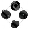 8pcs Gas Stove Knobs, Ai-OUMLEEF Stove Knobs,Hob Knob,Universal Gas Hob