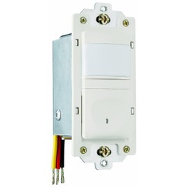 Legrand-Pass & Seymour RW500ULACCV4 Wall Occupancy Sensor Two Wire 500-watt Easy Install Light, Almond