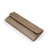 1 Piece PU Leather Empty Folding Tweezers Storage Bag Eyelash