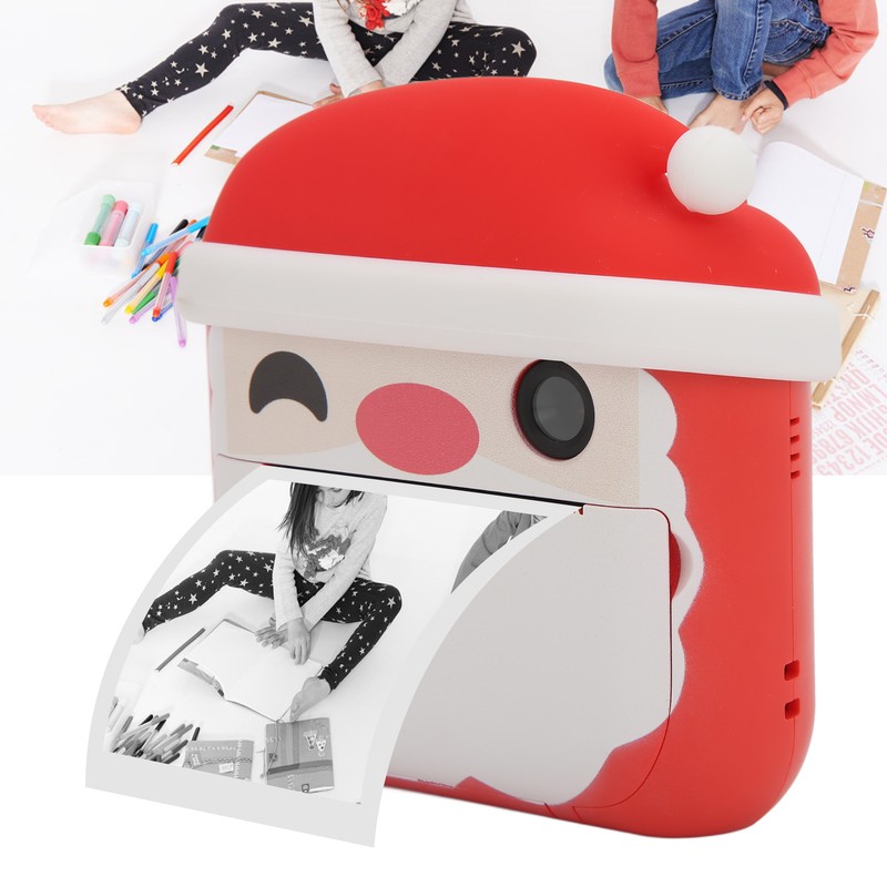 Instant Camera Mini Christmas Style HD Video Recorder Print Digital