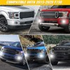 Z-OFFROAD New LED Fog Lights Assembly DOT Approved w/White DRL