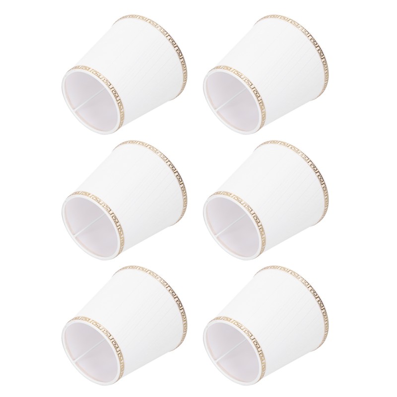 6Pcs European Style Lampshade Cover for Chandelier Wall Light W/E14
