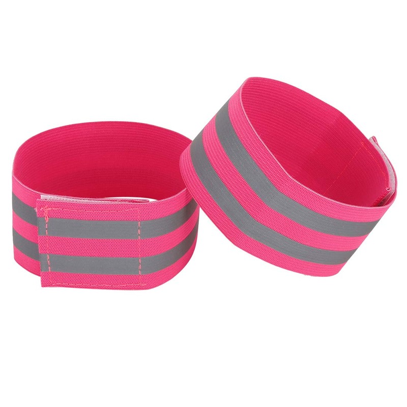 X AUTOHAUX 4pcs Reflective Bands for Arm Cycling Reflective Armbands