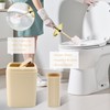 WSBArt 32PCS Bathroom Sets with Shower Curtain and Rugs-Beige Bathroom