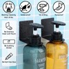 Segbeauty 3 Pack Non-Drilling Adhesive Bottle Holder, Kitchen Bottle Dispenser